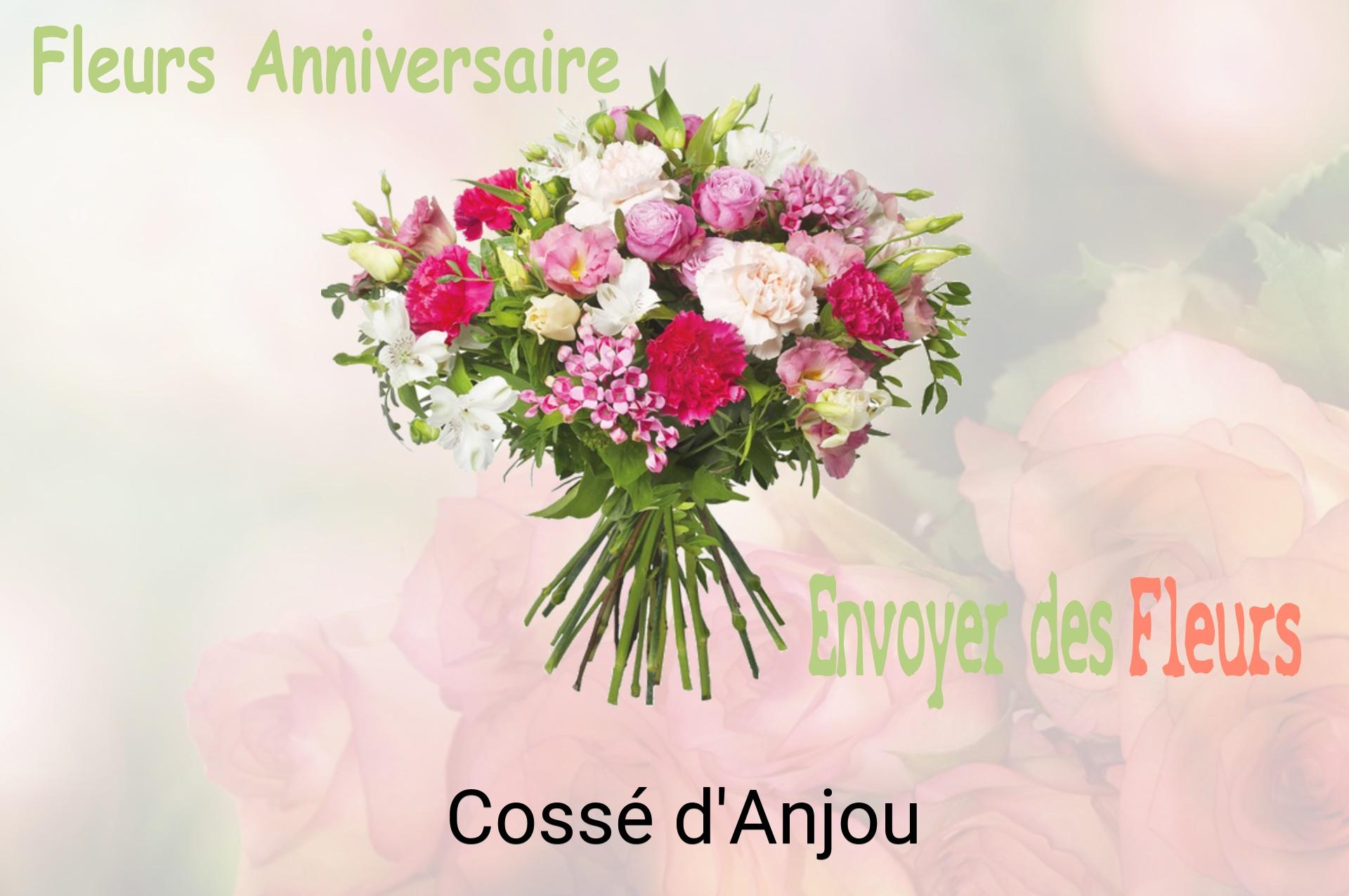 Bouquet de fleurs d’anniversaire livré à Cossé-d'Anjou