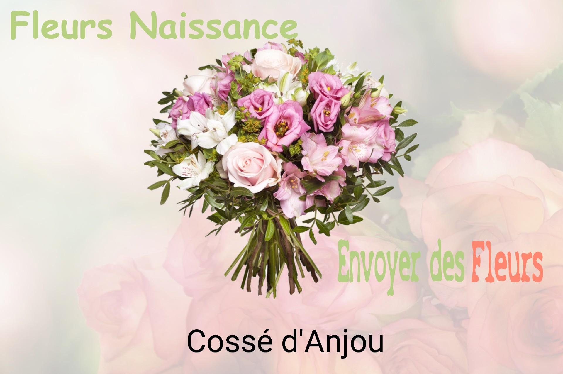 Bouquet de fleurs de naissance livré à Cossé-d'Anjou