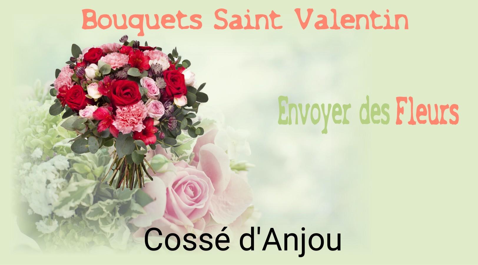 Roses de Saint-Valentin livrées à Cossé-d'Anjou
